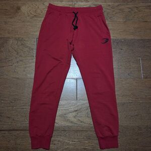 GASP Tapered Joggers Mens XL Red Gym Bodybuilding Pants 220899